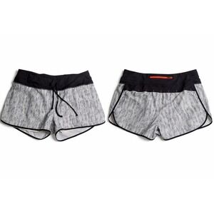 MPG Athletic‎ Running Shorts Womens Medium Gray Black Zip Pocket